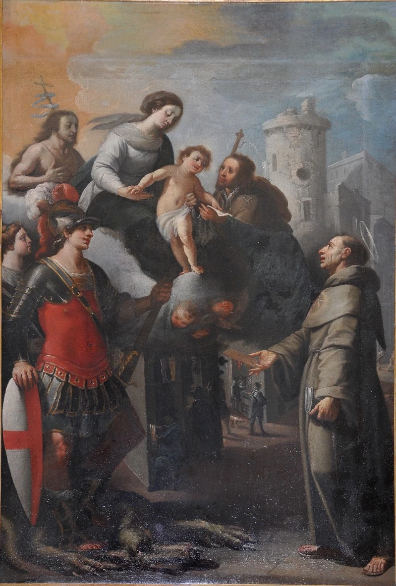 Madonna con il Bambino e i santi Giorgio, Bernardo, Rocco e Giovanni Battista